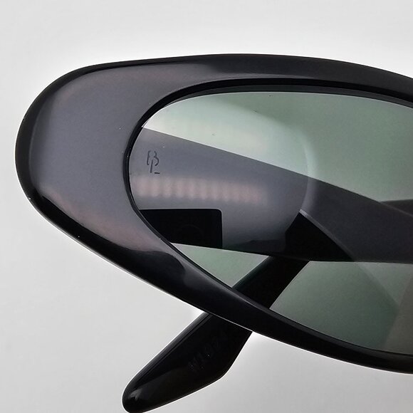 Ray-Ban B&L W1924 Black Frame G-15 Green Glass Lens Cat Eye Sunglasses 55-16-131 main image 8
